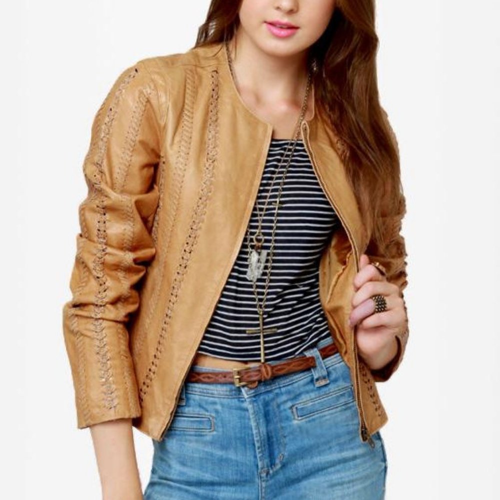 BB Dakota Antonia Buckskin Leather Jacket